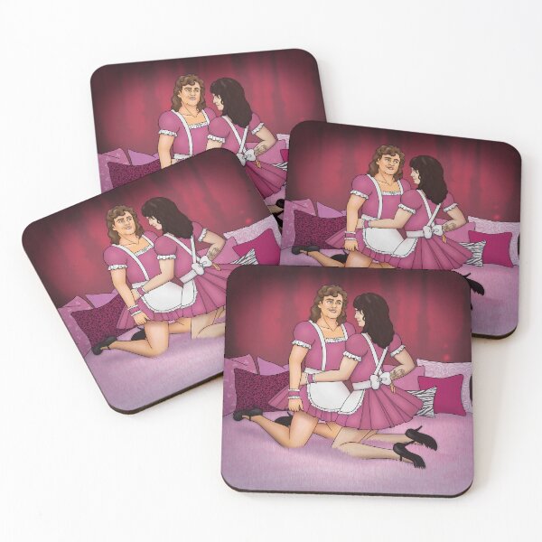 Item preview, Stranger Things Billy Hargrove and Eddie Munson in Maid Outfits designed and sold by Frey-Finley.