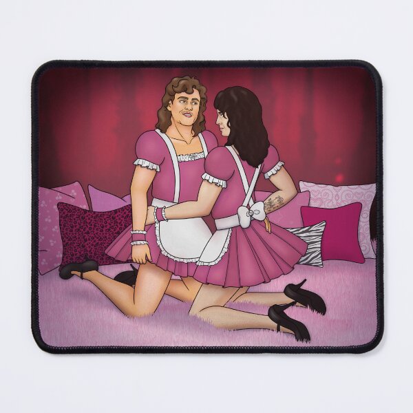 Item preview, Stranger Things Billy Hargrove and Eddie Munson in Maid Outfits designed and sold by Frey-Finley.