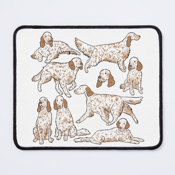 Item preview, English Setter cute illustration pattern  designed and sold by Yarafantasyart.