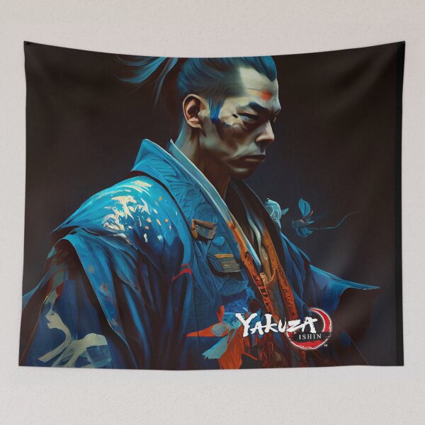 Item preview, Yakuza Ishin Samurai in Blue Robes, like a Dragon. designed and sold by The-Dark-Art.
