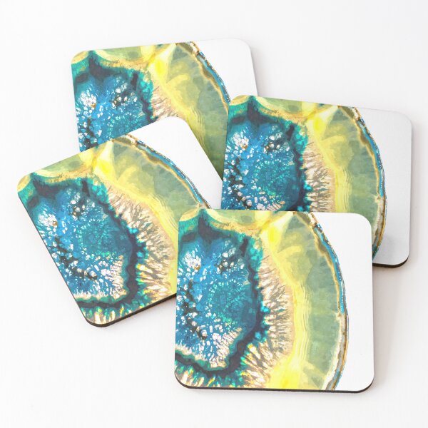 Item preview, Blue and Yellow Agate designed and sold by Alemi.