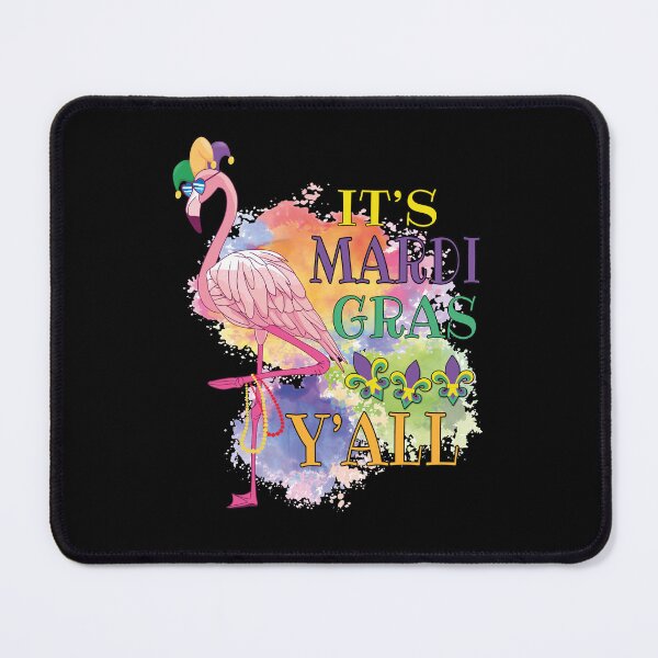 Item preview, Its Mardi Gras Yall Flamingo designed and sold by Tatus Brinal.