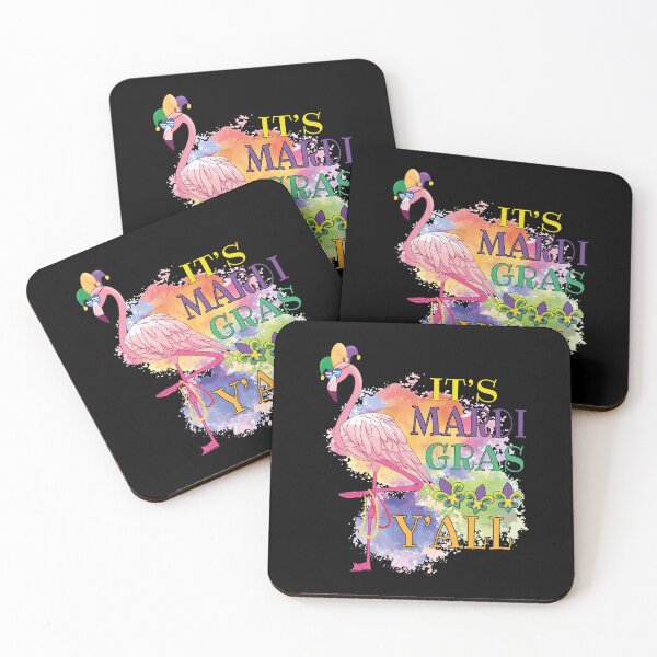 Item preview, Its Mardi Gras Yall Flamingo designed and sold by Tatus Brinal.