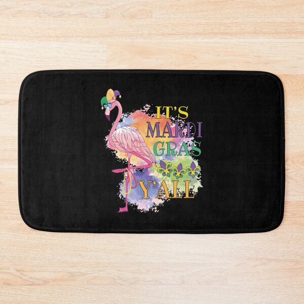 Item preview, Its Mardi Gras Yall Flamingo designed and sold by Tatus Brinal.
