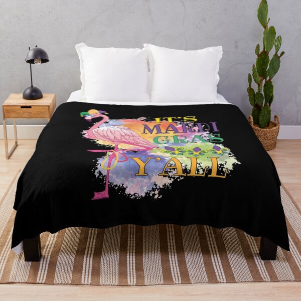 Item preview, Its Mardi Gras Yall Flamingo designed and sold by Tatus Brinal.