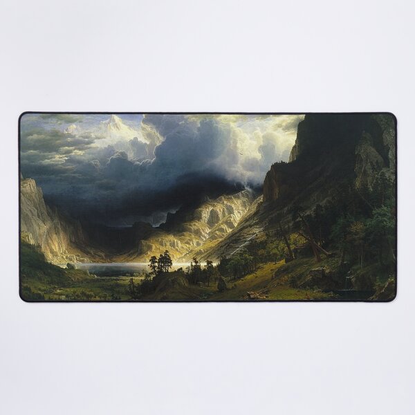 Item preview, Albert Bierstadt - A Storm in the Rocky Mountains designed and sold by tomorrowsart.