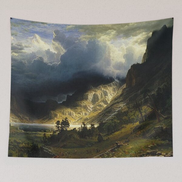 Item preview, Albert Bierstadt - A Storm in the Rocky Mountains designed and sold by tomorrowsart.