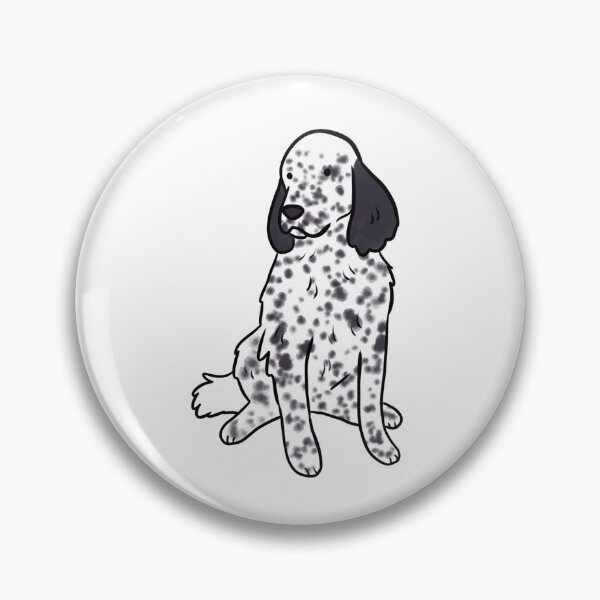 Item preview, English setter cute illustration designed and sold by Yarafantasyart.
