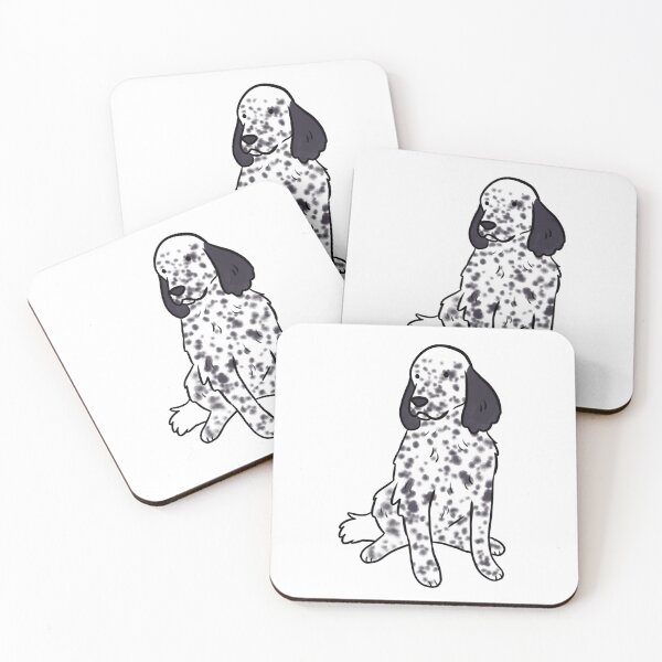 Item preview, English setter cute illustration designed and sold by Yarafantasyart.