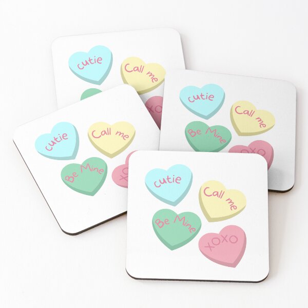 Item preview, Conversation Candy Hearts designed and sold by WhimsicalFates.