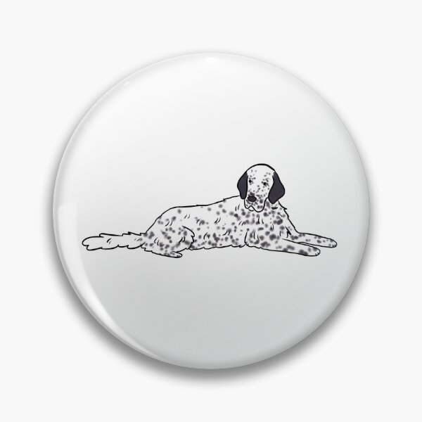 Item preview, English setter cute illustration designed and sold by Yarafantasyart.