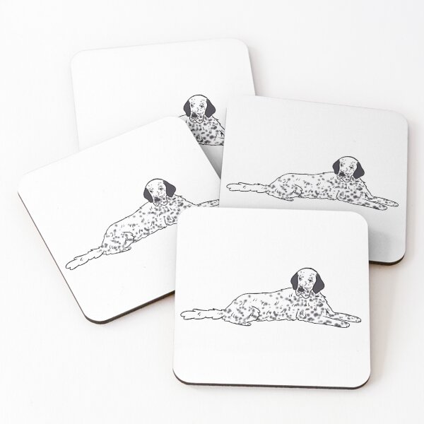 Item preview, English setter cute illustration designed and sold by Yarafantasyart.