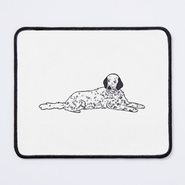 Item preview, English setter cute illustration designed and sold by Yarafantasyart.