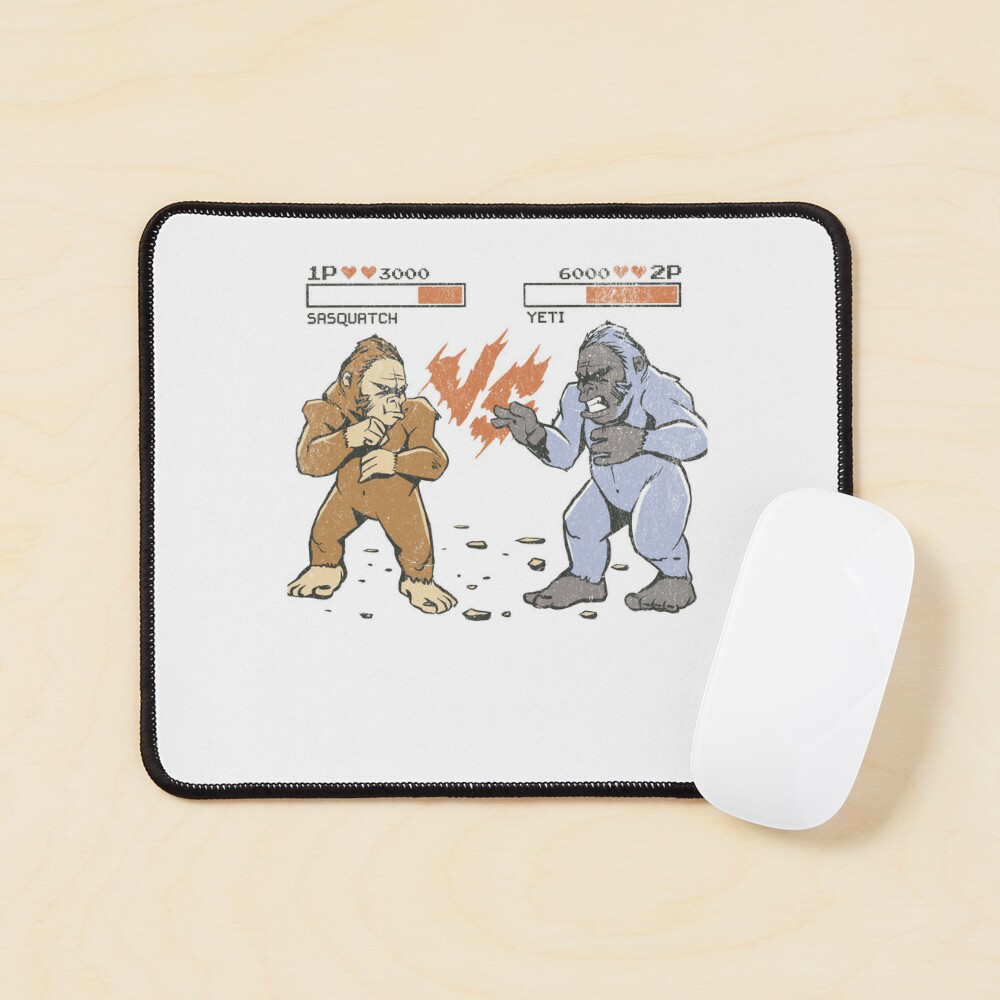 Bigfoot vs Yeti Mouse pad – From The Shadows Podcast