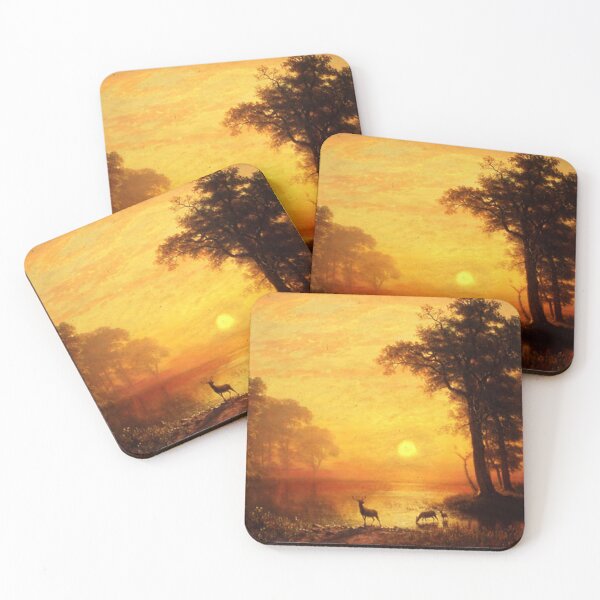 Item preview, Albert Bierstadt - Evening on Oneida Lake designed and sold by tomorrowsart.