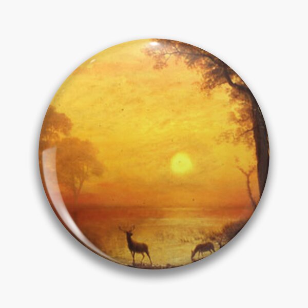 Item preview, Albert Bierstadt - Evening on Oneida Lake designed and sold by tomorrowsart.