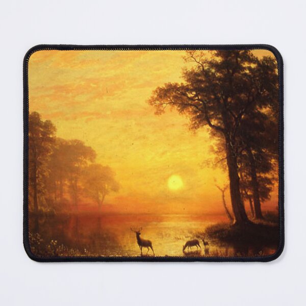Item preview, Albert Bierstadt - Evening on Oneida Lake designed and sold by tomorrowsart.