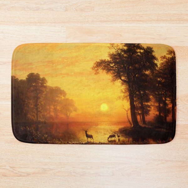 Item preview, Albert Bierstadt - Evening on Oneida Lake designed and sold by tomorrowsart.