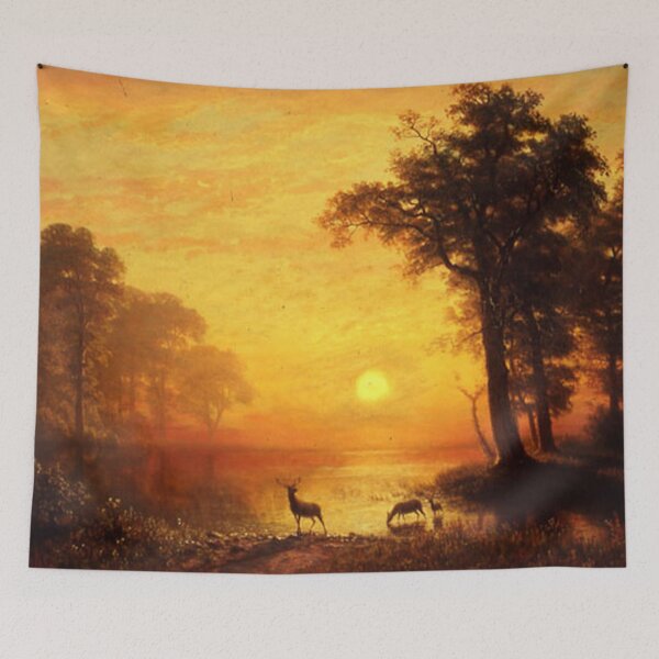 Item preview, Albert Bierstadt - Evening on Oneida Lake designed and sold by tomorrowsart.