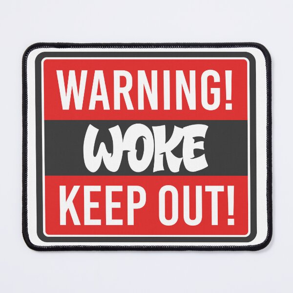 Item preview, Woke Keep Out designed and sold by RockBeeDesigns.