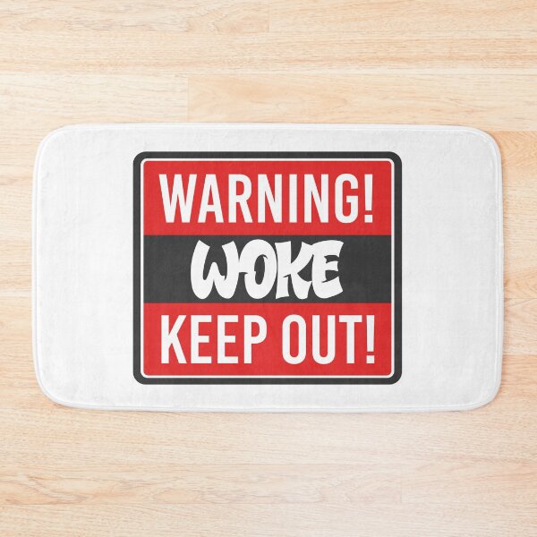 Item preview, Woke Keep Out designed and sold by RockBeeDesigns.
