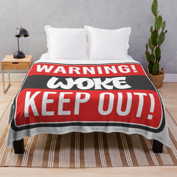 Item preview, Woke Keep Out designed and sold by RockBeeDesigns.