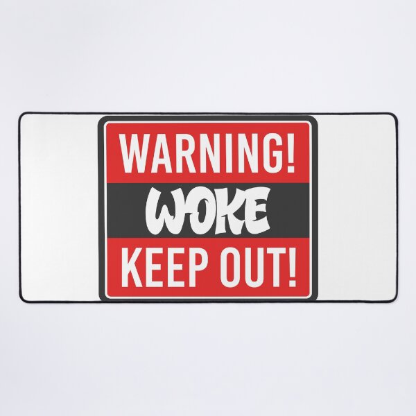 Item preview, Woke Keep Out designed and sold by RockBeeDesigns.