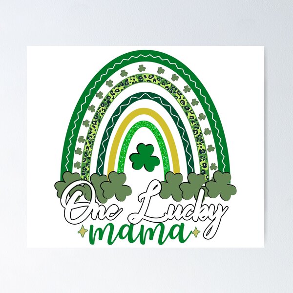 Item preview, One Lucky Mama St Patricks Day designed and sold by NessiCreates.