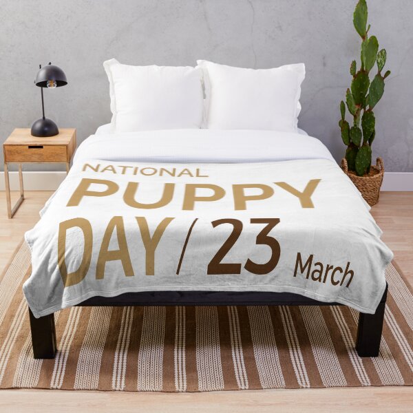 Item preview, National Puppies Day  designed and sold by The Happiness Market .