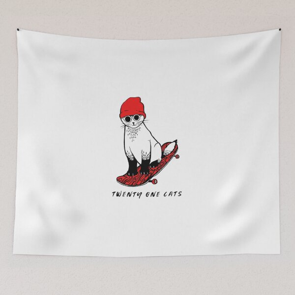 Item preview, Twenty One Cats Fan Art Drawing illustration Original Character Creation Cat Art designed and sold by Tiffany Evans.
