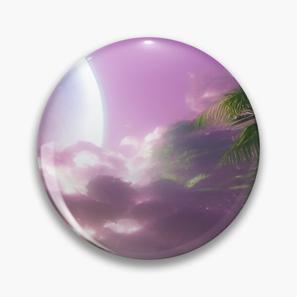 Item preview, Large Moon with Purple Sky on Planet in Galaxy Far Away designed and sold by deniselynnimage.