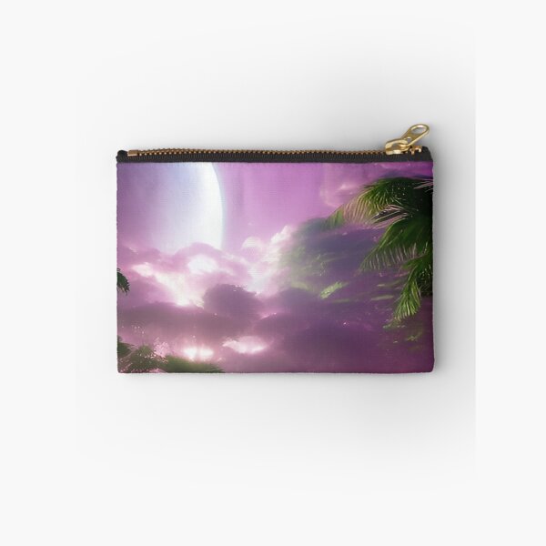 Item preview, Large Moon with Purple Sky on Planet in Galaxy Far Away designed and sold by deniselynnimage.