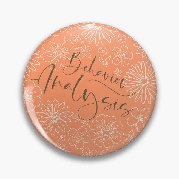 Item preview, Behavior Analysis Orange Floral Retro Seamless Print designed and sold by abawizard.