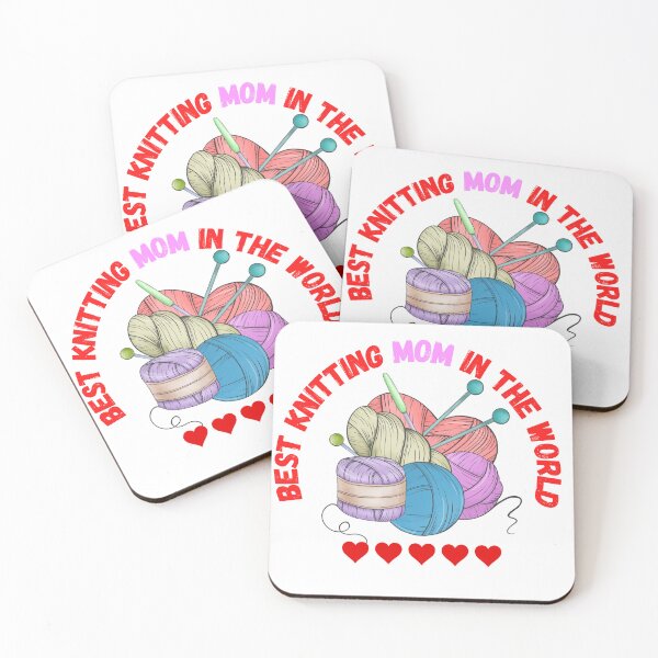 Item preview, best knitting mom in the world designed and sold by smilup.
