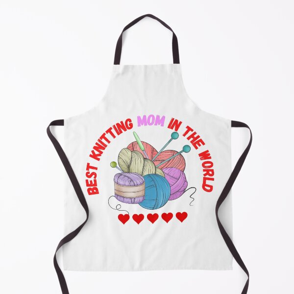Item preview, best knitting mom in the world designed and sold by smilup.