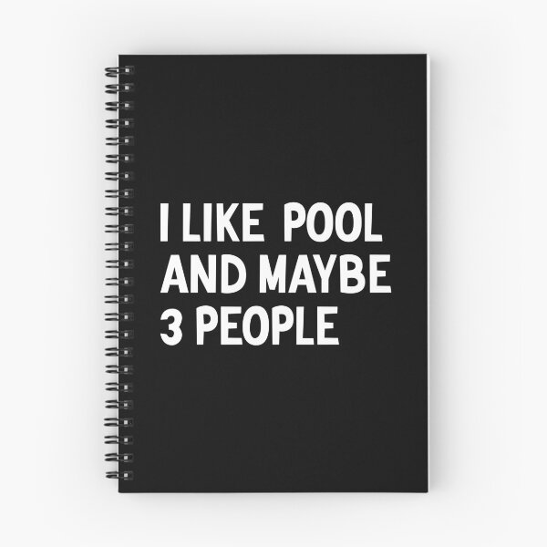 Item preview, I Like Pool & Maybe Like 3 People - Funny Pool designed and sold by T-shirt For You.