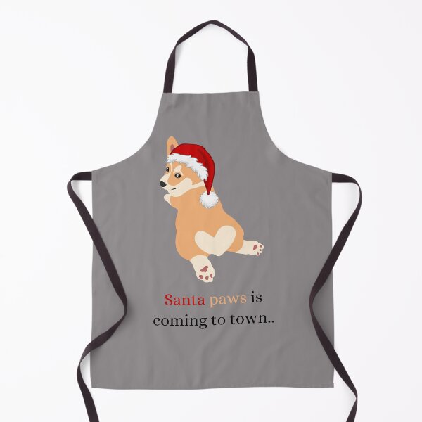Item preview, Santa Paws is Coming To Town with Pembroke Dog designed and sold by SeasonalDogs.
