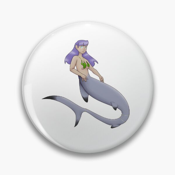 Item preview, shark mermaid designed and sold by Dino-draws.