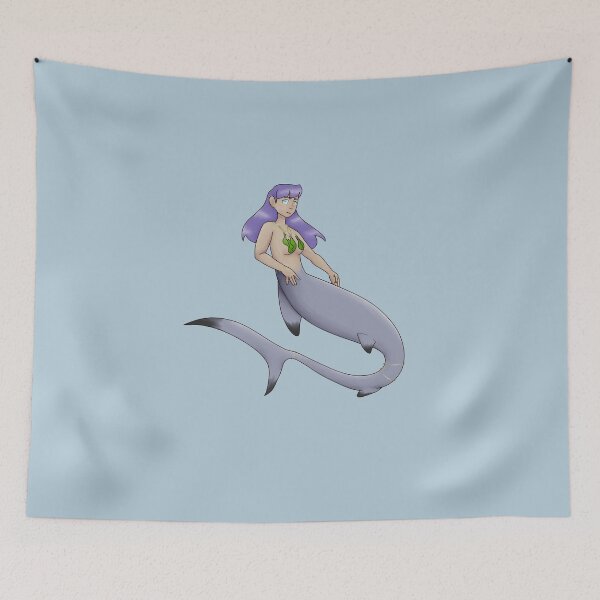 Item preview, shark mermaid designed and sold by Dino-draws.