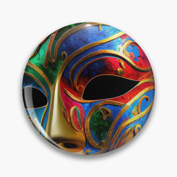 Item preview, Rainbow Carnival Mask designed and sold by OccultDreams.