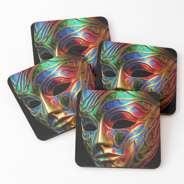 Artikelvorschau, Rainbow Carnival Mask entworfen und verkauft von OccultDreams.