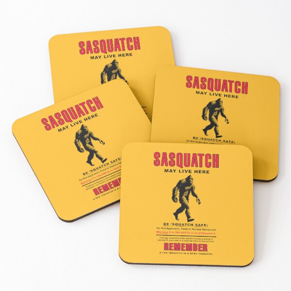 Item preview, Sasquatch Cryptid Activity Sign designed and sold by HereticTees.
