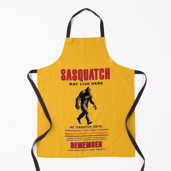 Item preview, Sasquatch Cryptid Activity Sign designed and sold by HereticTees.