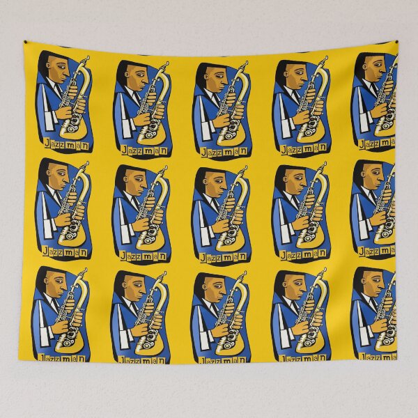 Item preview, Jazzman painting  designed and sold by laurentlesax.