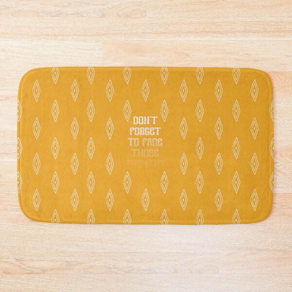 Item preview, Fade Those Prompts Yellow Mustard Retro Seamless Print designed and sold by abawizard.