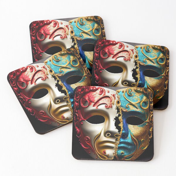 Artikelvorschau, Double Carnival Mask entworfen und verkauft von OccultDreams.