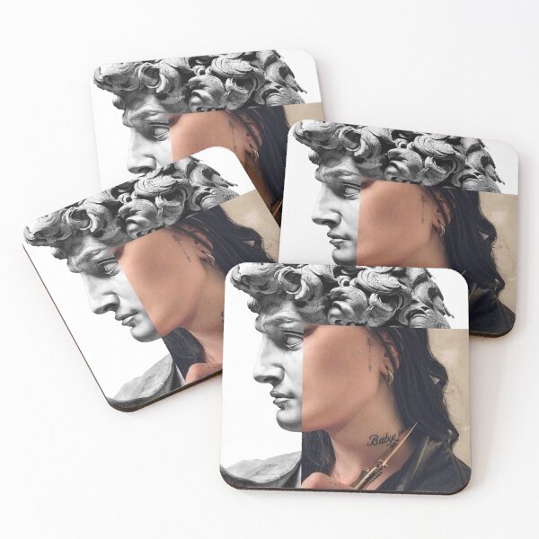 Item preview, Michaelangelo Art (White) designed and sold by Zheap14.