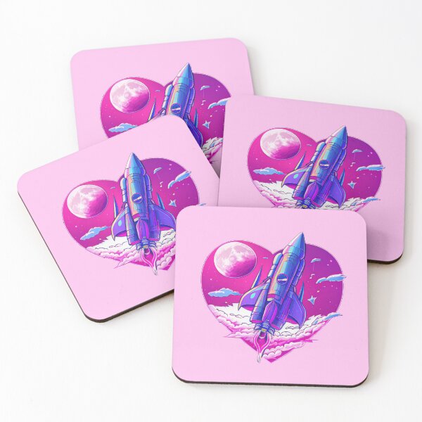 Item preview, Heart Love Rocket designed and sold by Mooostickers.