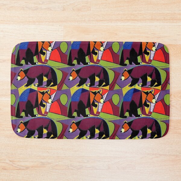 Item preview, Colorful Gig Brown Bear designed and sold by FloralZoo.