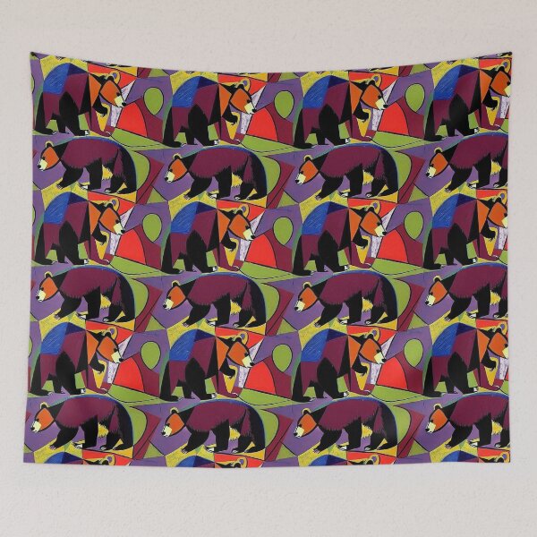 Item preview, Colorful Gig Brown Bear designed and sold by FloralZoo.
